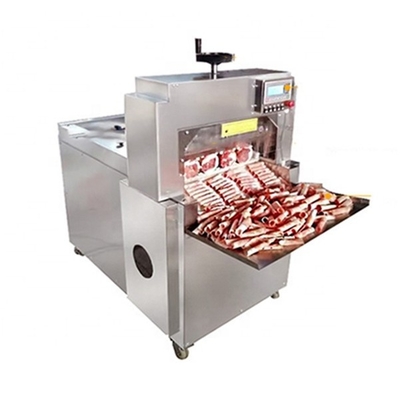 오토메틱 일렉트릭 쇠고기 살 롤형 절단 기계 냉동육 슬라이스 기계