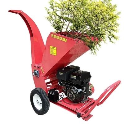 장작 프로세서 6.5HP 휘발유 목재 파쇄기 기운찬 문서 분쇄기