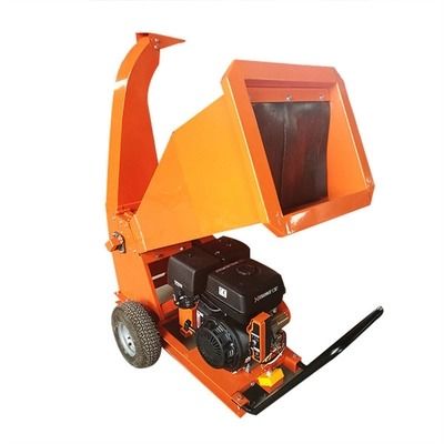 15HP 420 입방 센티미터 톱밥 제조기 기계 가솔린 엔진 100 밀리미터 커터 Dia