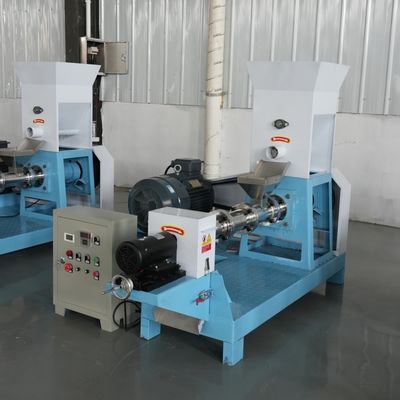 건조한 유형 뜨 물고기 급식 펠릿 밀어남 기계 120-150kg/H