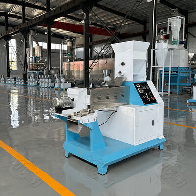 Full Plant Cat and Dog Food Pellet Making Machine for Fish with PLC Core Components Dog Food Production Extruder Line