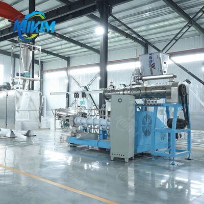 잘 팔리는 애완 동물 사료 가공 기계 습식 트윈 싱글 스크류 개 사료 압출기