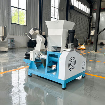 New single screw floating fish feed pellet making machine with 0.5-12mm Pellet Size 40-2000kg/h Capacity Easy Operation for Fish Poultry Farm