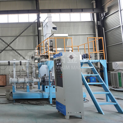 틸라피아용 2톤 1mm 애완동물 사료 제조기 부상성 트윈 스크류 개 사료 압출기