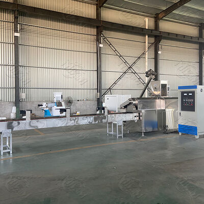 식품 등급의 스테인리스 스틸의 애완 동물 사료 생산 라인 100~1000kg/h 용량과 완전 자동 제어 시스템